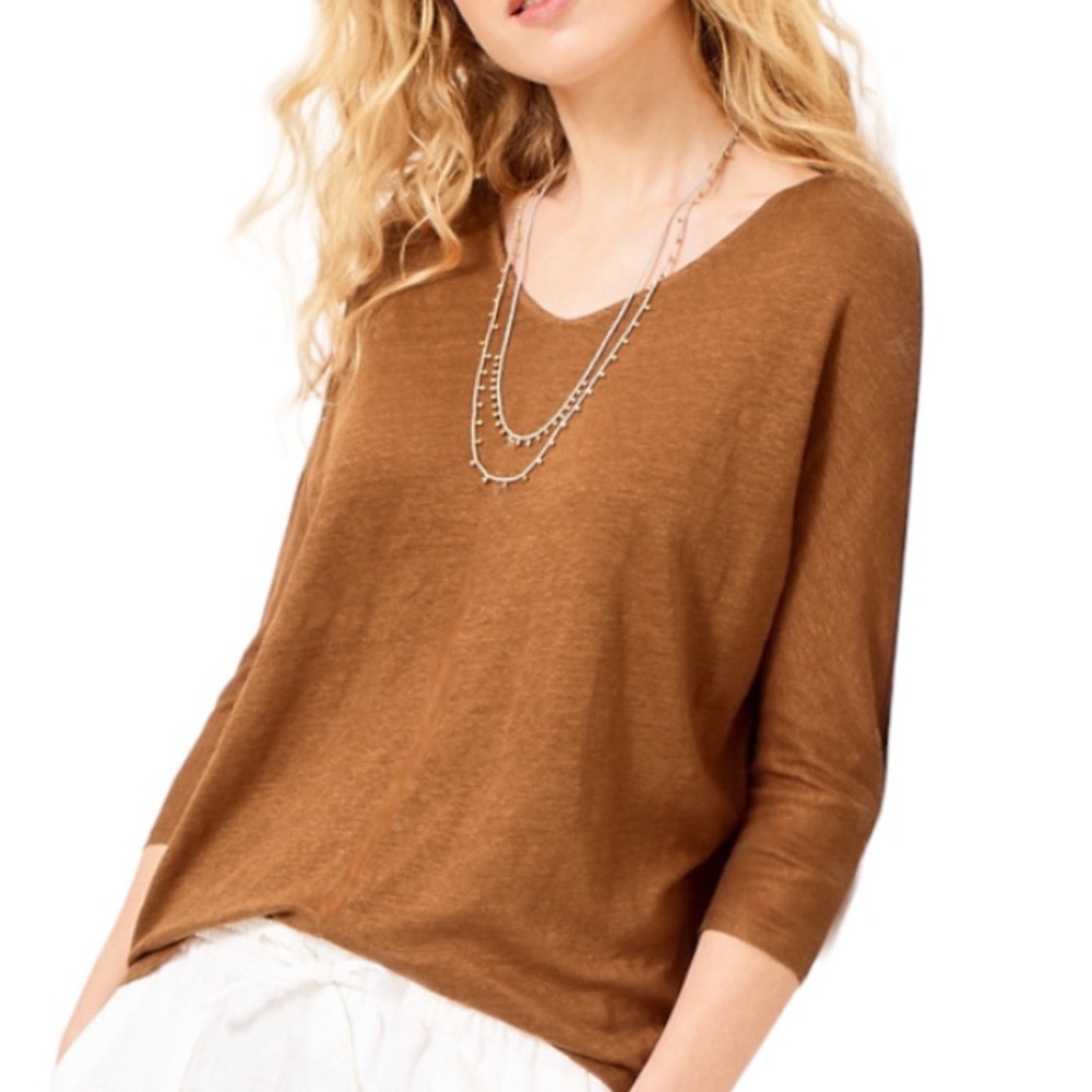 GARNET HILL 100% Organic Linen Top
